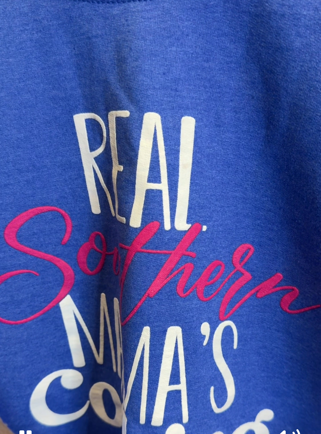 Comfy Heathered Blue Sweatshirt